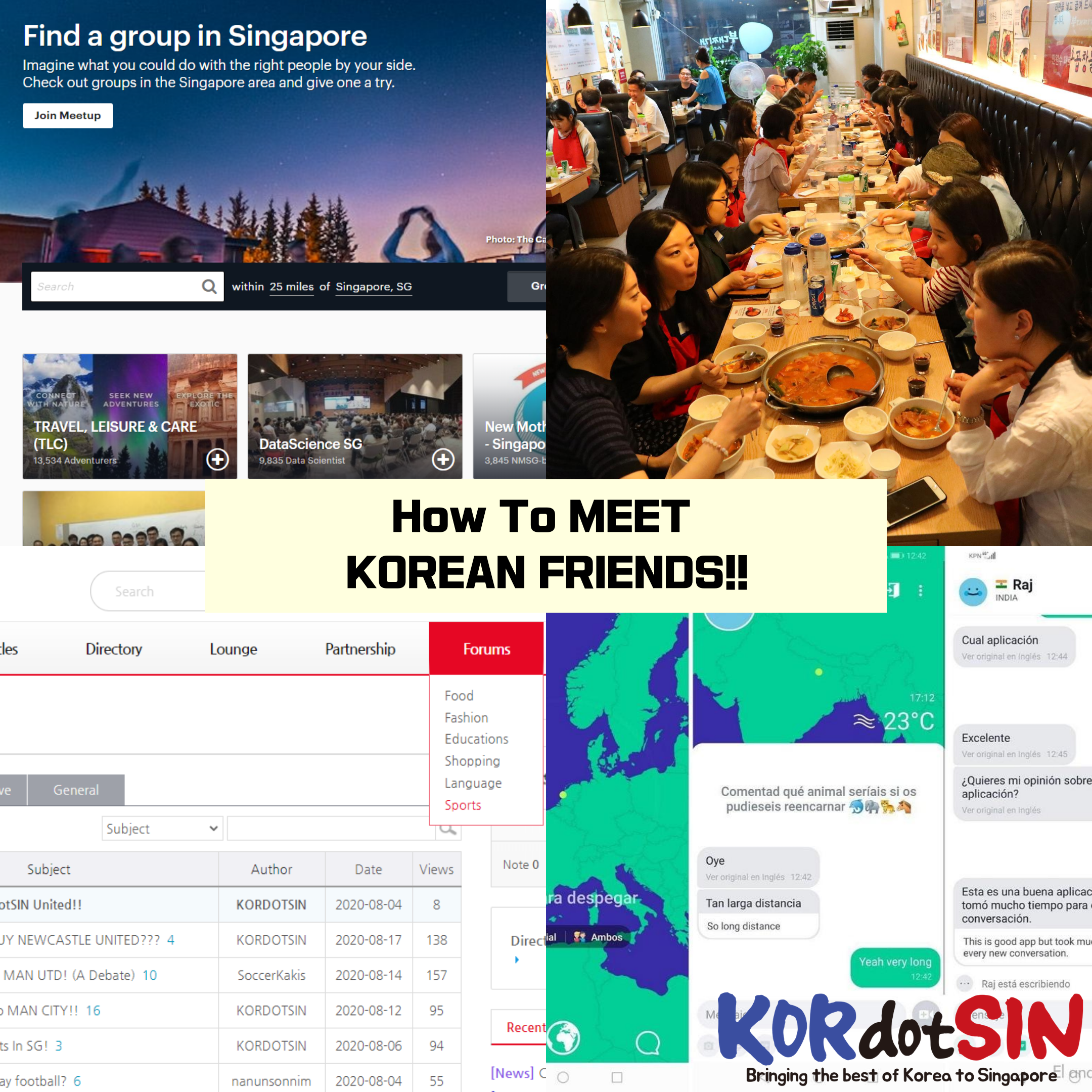 How to meet Korean friends online?